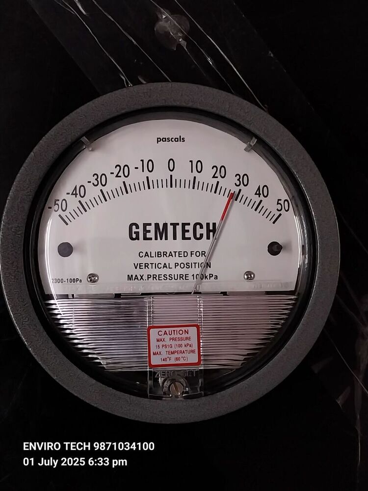 GEMTECH Differential Pressure Gauge Distributor From Yamunanagar Haryana