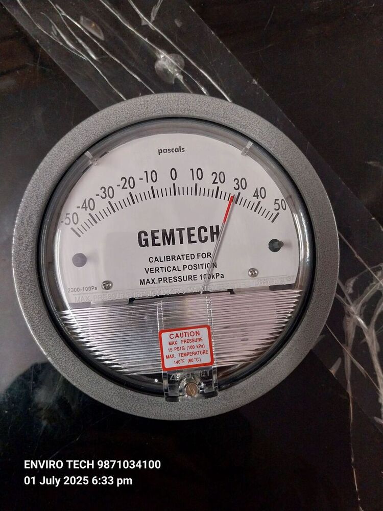 GEMTECH Differential Pressure Gauge Distributor From Alipurduar West Bengal