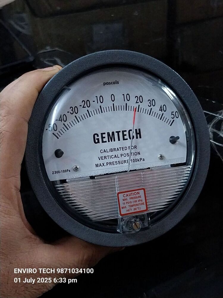 GEMTECH Differential Pressure Gauge Distributor From Alipurduar West Bengal