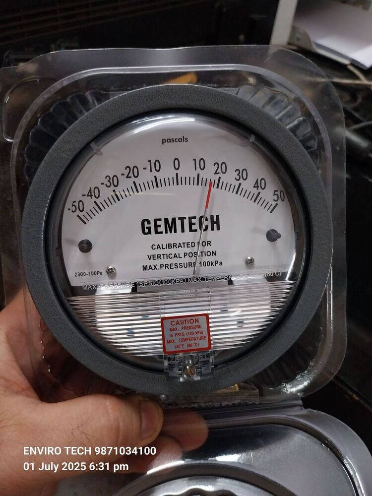 GEMTECH Differential Pressure Gauge Distributor From Alipurduar West Bengal