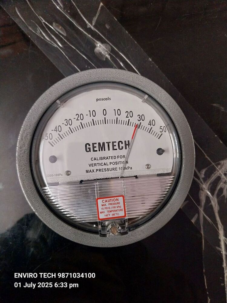 GEMTECH Differential Pressure Gauge Distributor From Alipurduar West Bengal