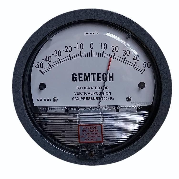 GEMTECH Differential Pressure Gauge Distributor From Bhiwani Haryana