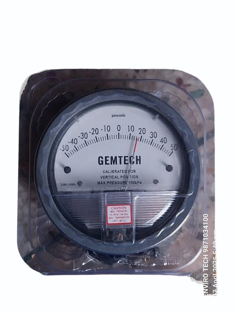 GEMTECH Differential Pressure Gauge Distributor From Bhiwani Haryana