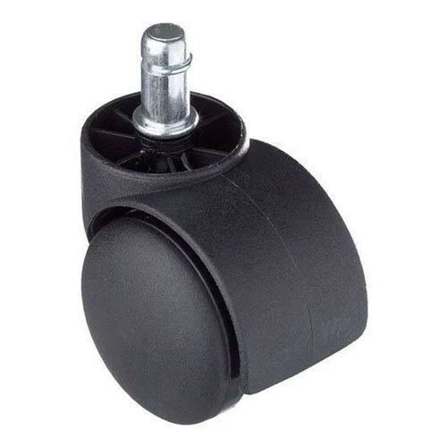 50 Mm Polypropylene Air Cooler Caster Wheel - Color: Black