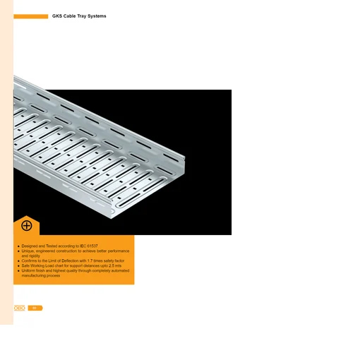 Gi Perforated Cable Tray - Dimension (L*w*h): Different Size Millimeter (Mm)