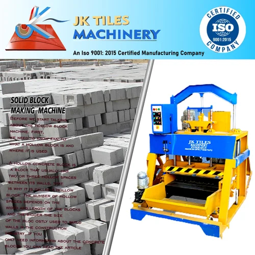 Hydraulic Concrete Block Making Machine - General Use: Industrial