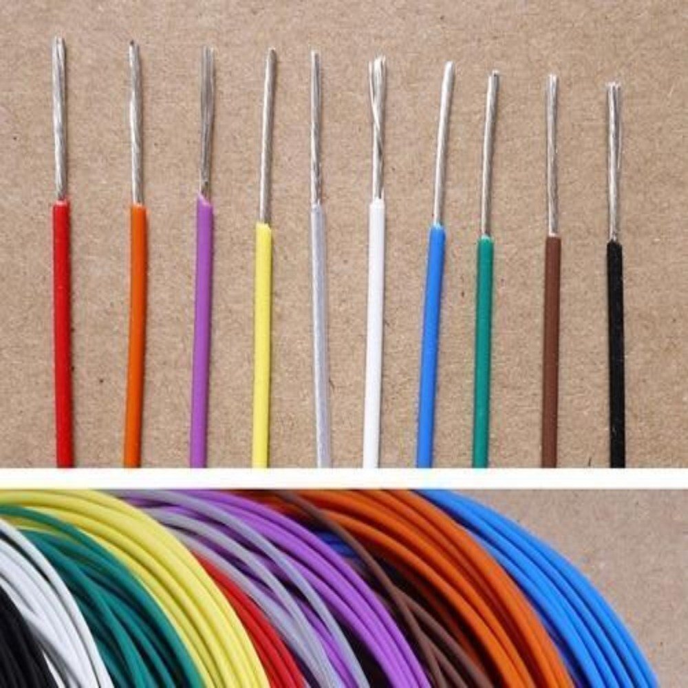 Ptfe High Frequency Wire - Industrial Size Varieties, Brown Color Durable Material