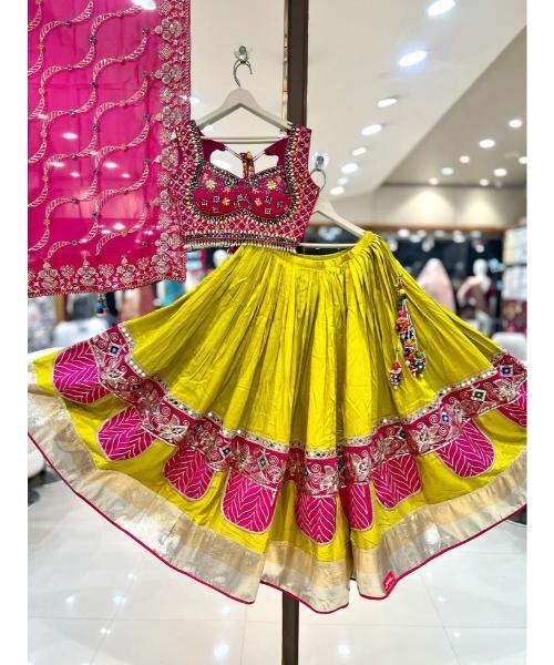 Kutchi Digital Print Work Navratri Special Ready to Wear Chaniya Choli