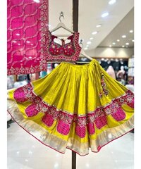 Kutchi Digital Print Work Navratri Special Ready to Wear Chaniya Choli