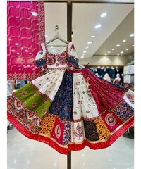 Kutchi Digital Print Work Navratri Special Ready to Wear Chaniya Choli