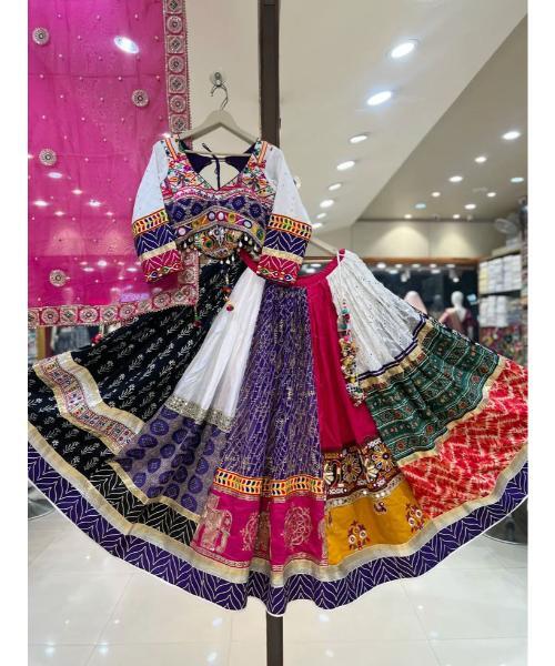 Kutchi Digital Print Work Navratri Special Ready to Wear Chaniya Choli