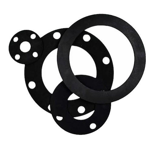 Flange Rubber Gasket - Color: Black