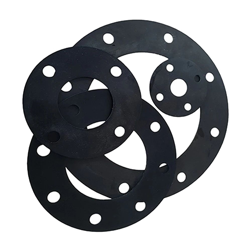 Flange Rubber Gasket - Color: Black
