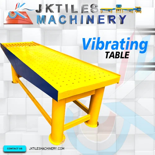Vibrating Table For Paving Tiles - Color: Yellow