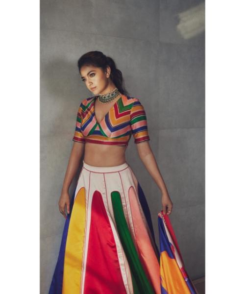 Navratri Special Digital Printed Multi Colour Chaniya Choli
