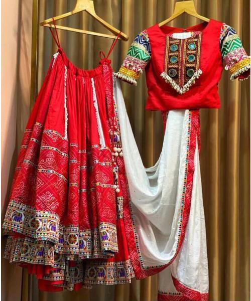 Navratri Special Digital Printed Multi Colour Chaniya Choli