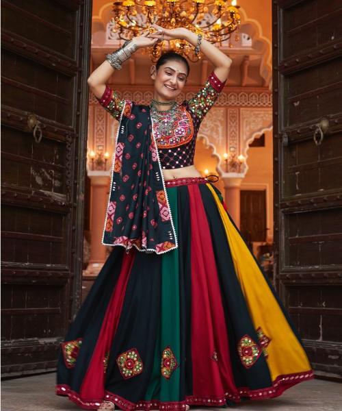 Navratri Special Digital Printed Multi Colour Chaniya Choli