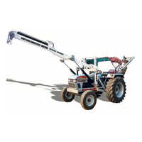 Eicher Tractor Fitted Pole Erection and Post Hole Digger