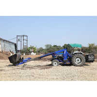 Powertrac Tractor fitted Telescopic Husk Loader