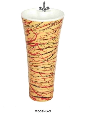 Designer Shiny Look One Piece Basin