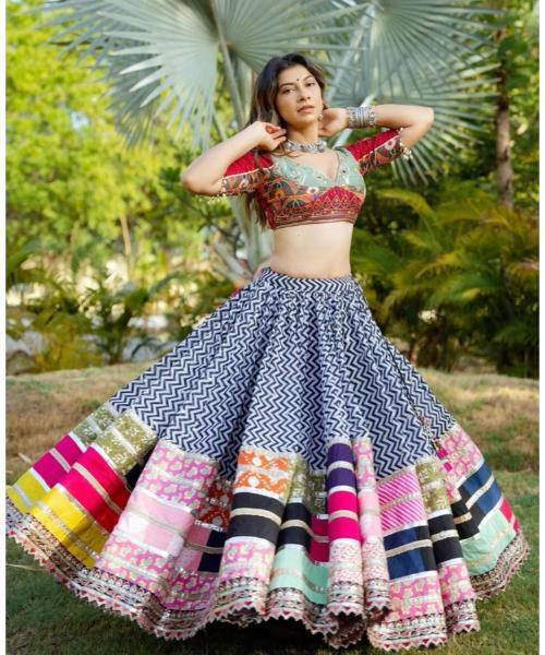Navratri Special Lehenga Choli, Degital Printed Lehengas, Gujrati Lehenga, Traditional Lehenga, Chaniya Choli
