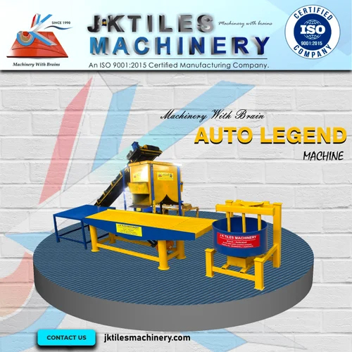 Heavy Duty Interlocking Tile Making Machine