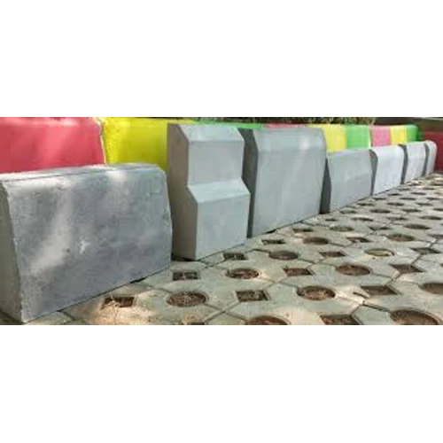 Plastic Kerb Stone Mould - Color: White