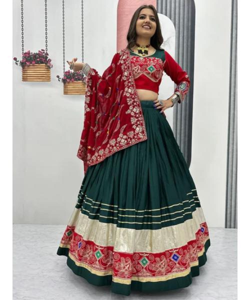 Pure Cotton Sequins Navratri Wear chaniya choli