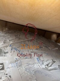 PMMA  Sheet Cuts out & Parts Clear and Coloured scrap