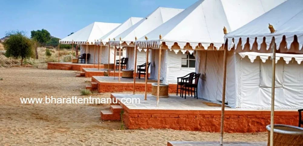 Luxury Garden Tents - Color: Red And White