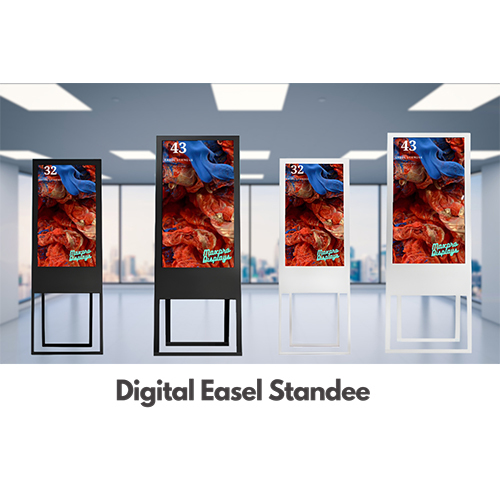 Digital Easel Standees - Application: Indoor