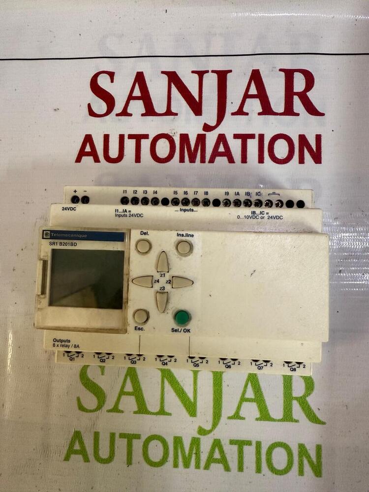 Schneider Sr1b201bd - Used Industrial Control Unit | Reliable Performance, Suitable For Automation Applications, Quality Assurance