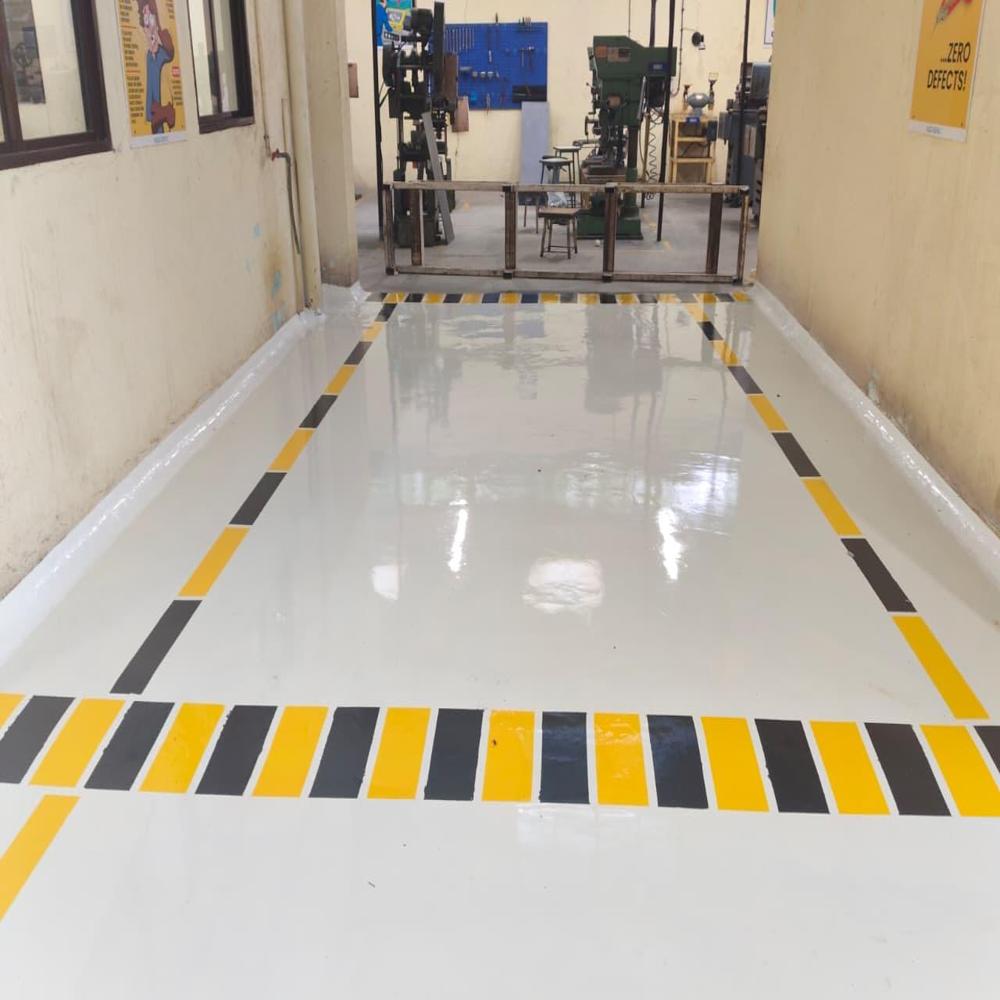 Yellow Floor Marking Service