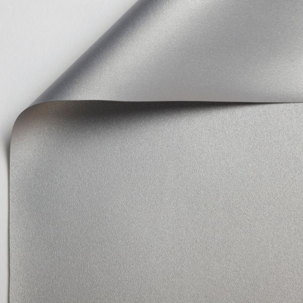 Plain 3d Silver Projection Fabric