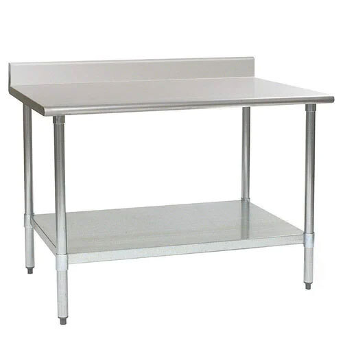 Stainless Steel Commercial Work Tables - Color: Silver