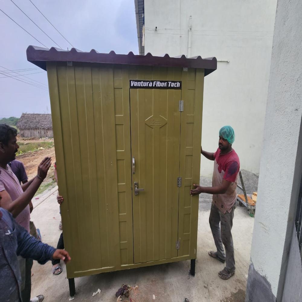 FRP PORTABLE TOILET CUM BATHROOM