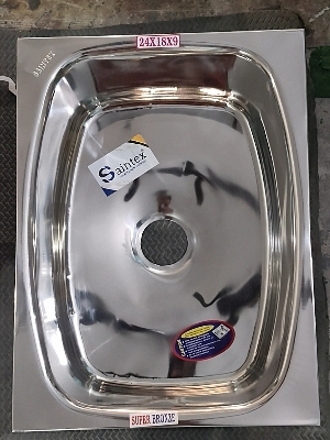 24X18X9Inch Saintex Kitchen Sink - Feature: Corrosion Resistance