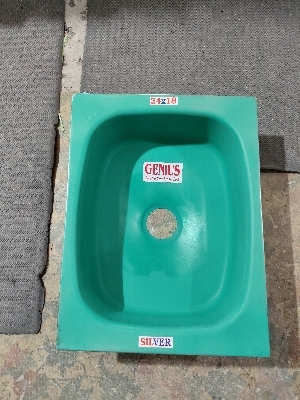 24X18X8 Silver Kitchen Sink - Feature: Corrosion Resistance