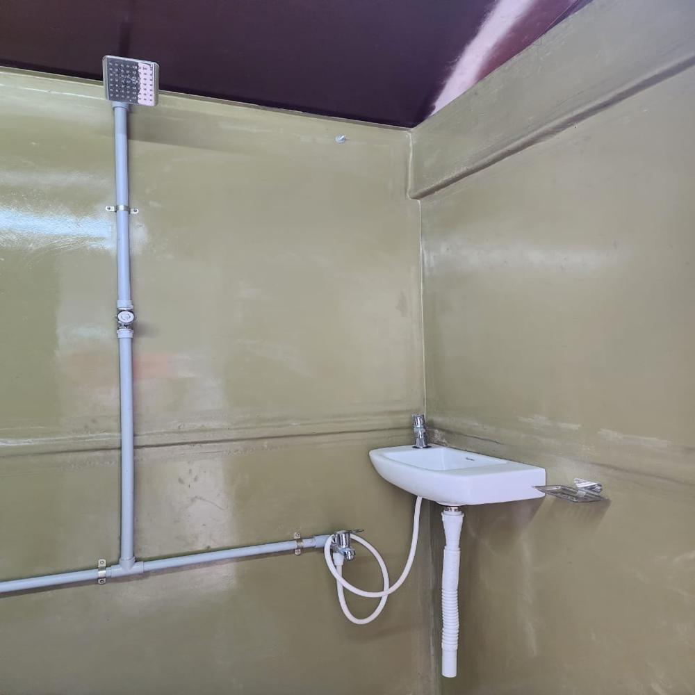 FRP PORTABLE TOILET CUM BATHROOM