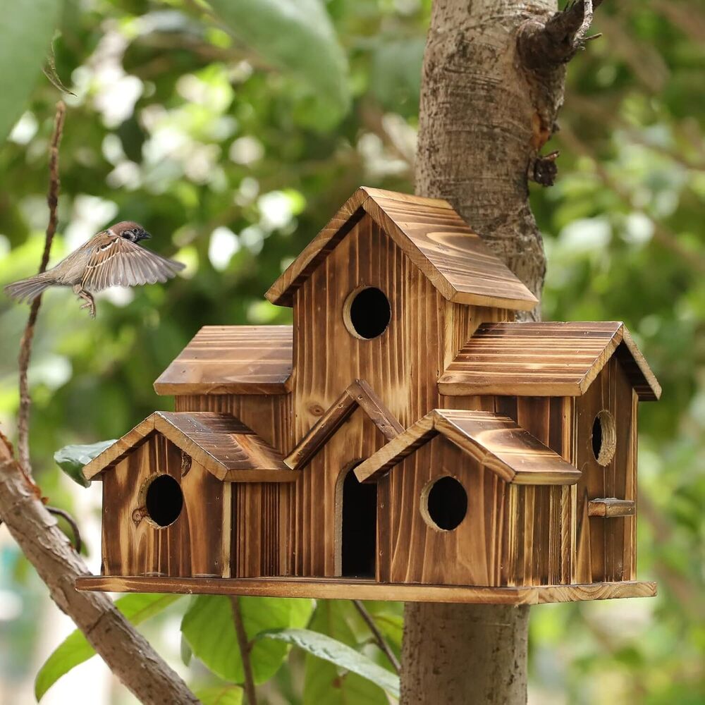 Bird House - Color: Brown