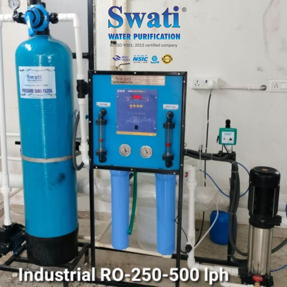 Industrial Ro Water Treatment Plant - 500 Ltr/hr | Frp/ss/mild Steel, Semi-automatic, 90.00-99.98% Purity Level, 220-340 Volt Power Source