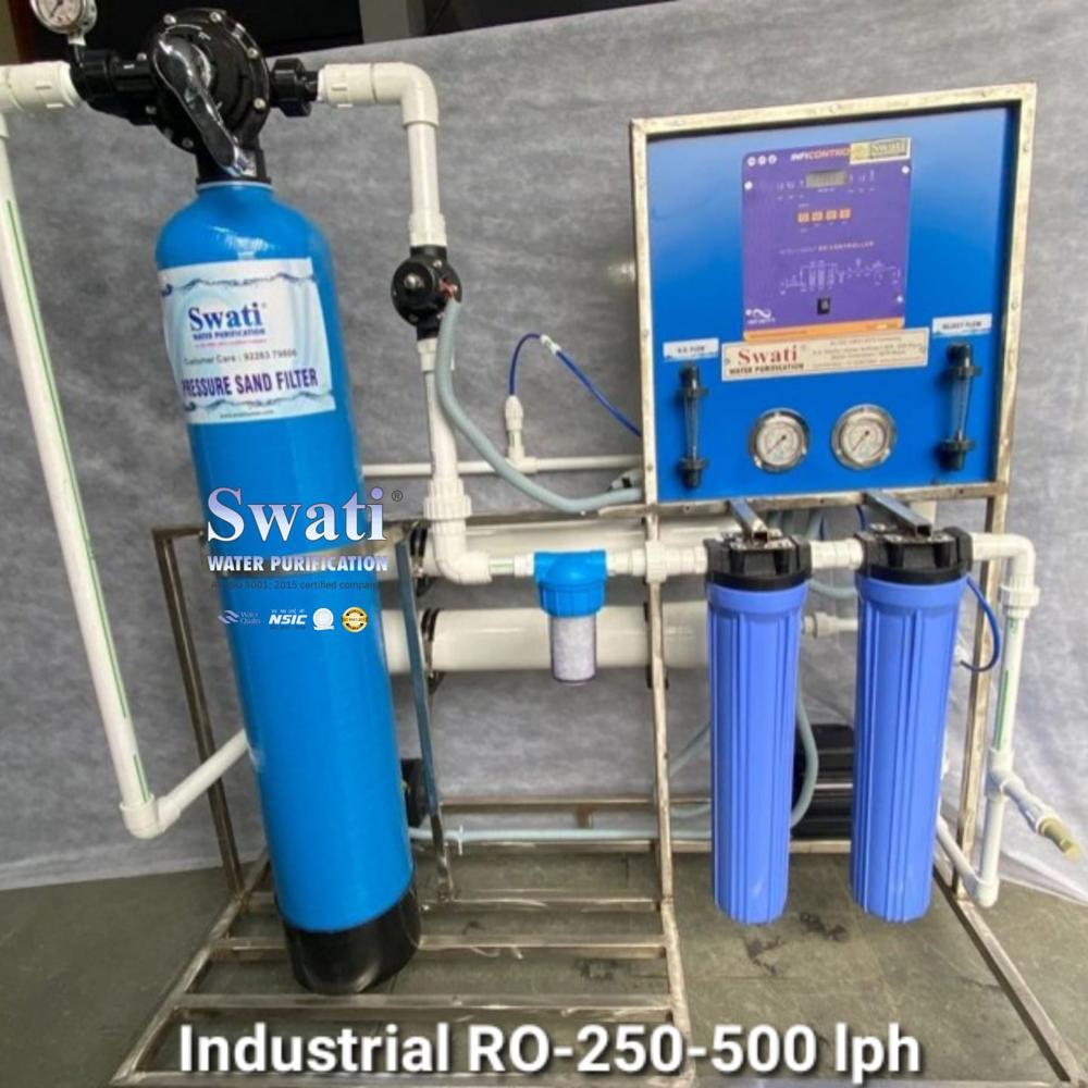 Industrial Ro Water Treatment Plant - 500 Ltr/hr | Frp/ss/mild Steel, Semi-automatic, 90.00-99.98% Purity Level, 220-340 Volt Power Source