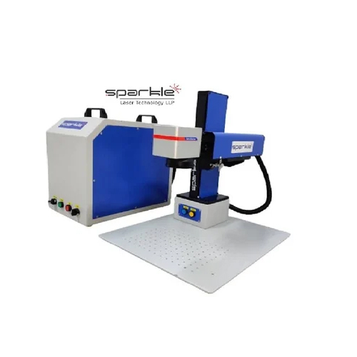 Mini Laser Marking Machine - Size: Standardwhite & Blue