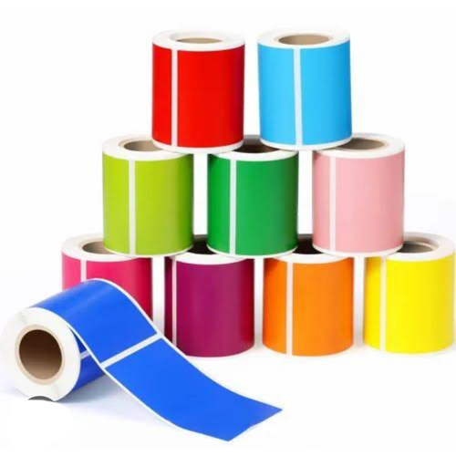 Coloured Stickers In Roll Form