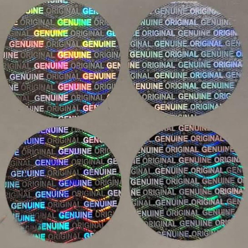 Hologram Stickers - Coating Type: Colour Coated