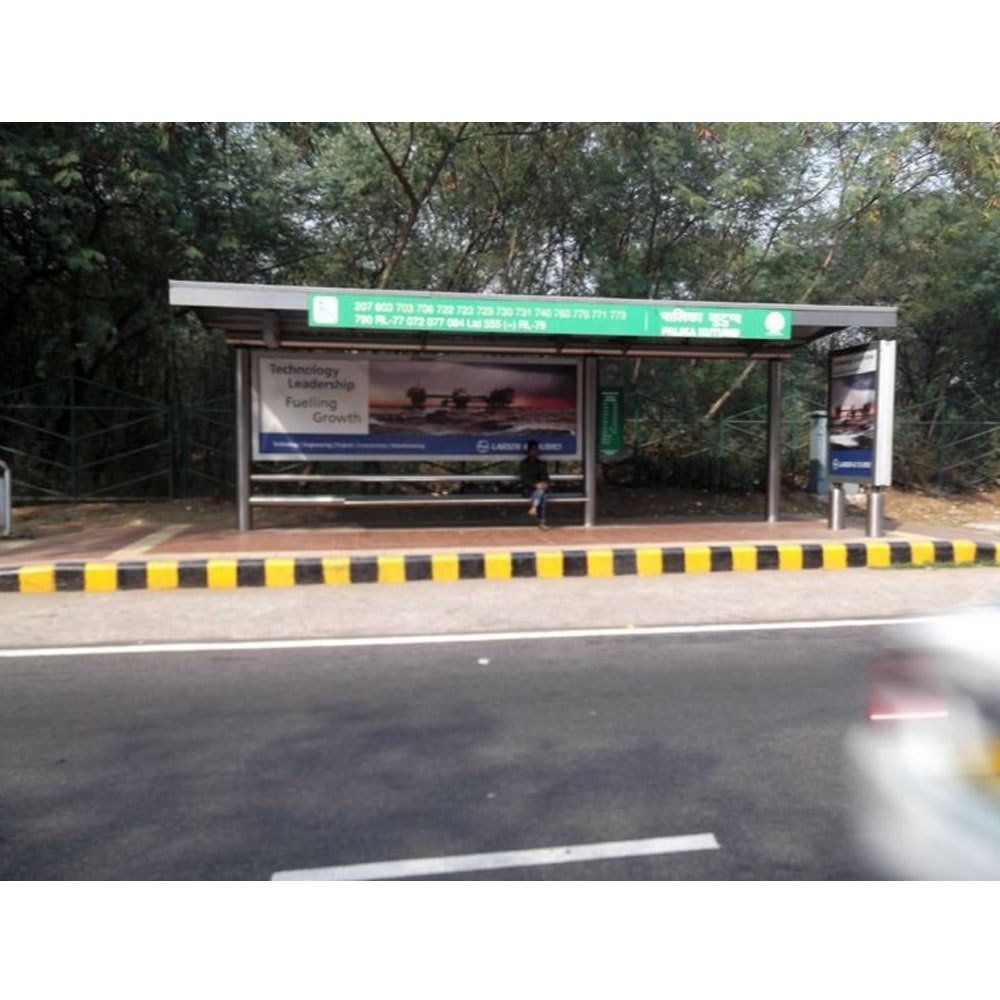 Steel Prefab S S Bus Shelter