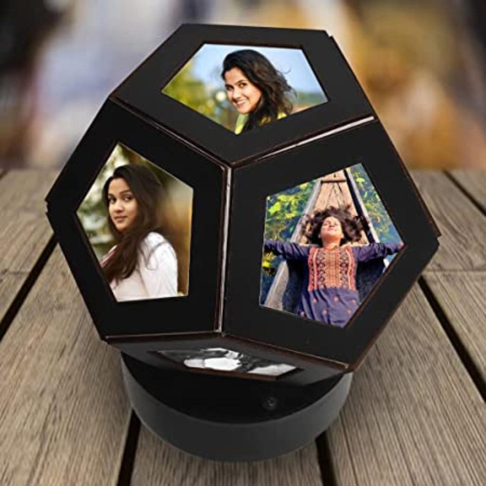 Rotating Pentagonal Lamp