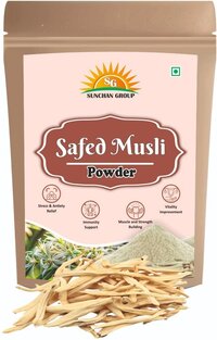 Natural Safed Musli Powder/chlorophytum Borivilianum Powder/white Musli Powder - Grade: 1