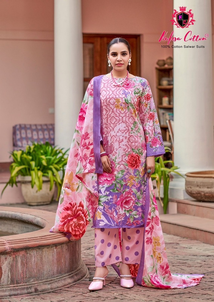 Nafisa Majestic  Karachi Dress Material