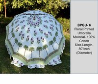 Printed Garden Umbrella